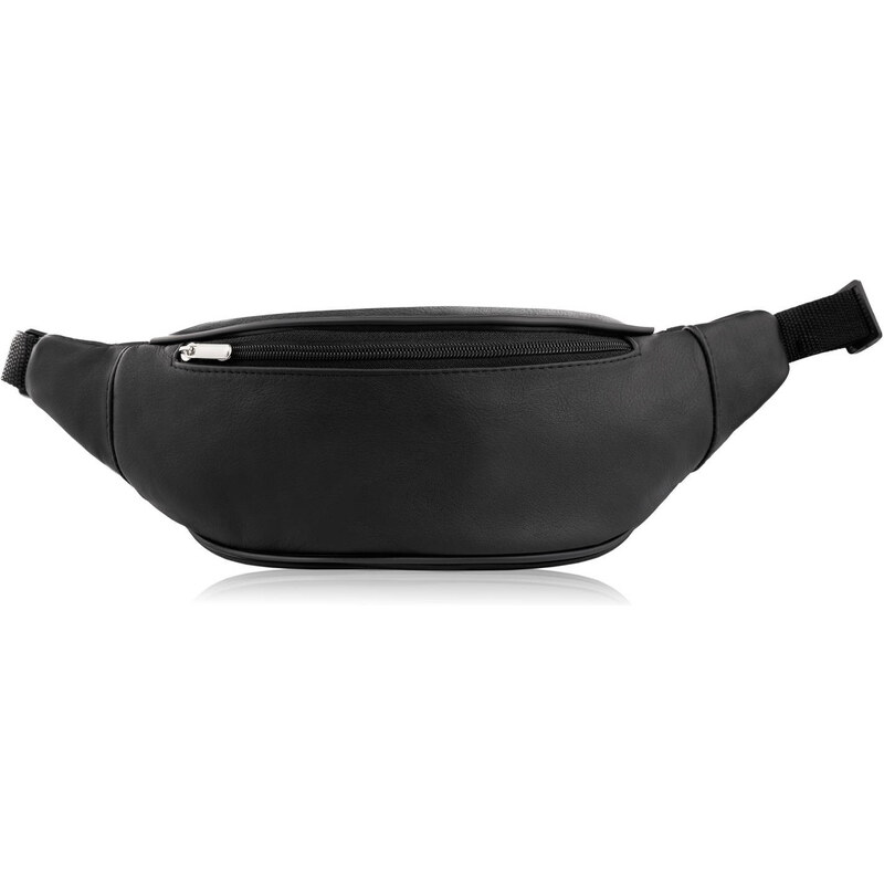 Abruzzo Pánske kožené vrecko na opasok ABR-51 | čierna ABR-51 59787113