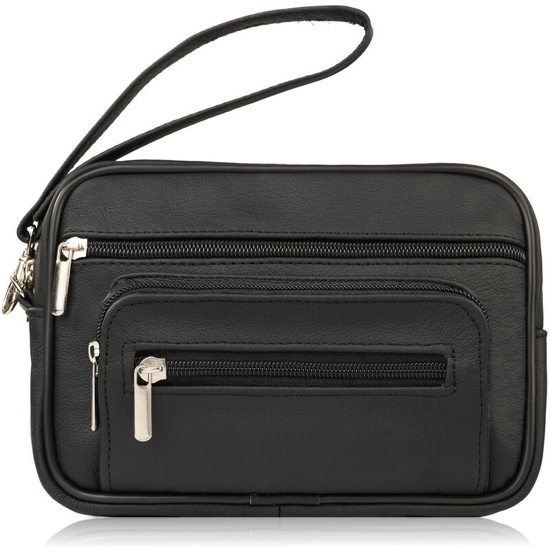 Abruzzo Pánske kožené etue klasické ABR-50 | čierna ABR-50 59787114