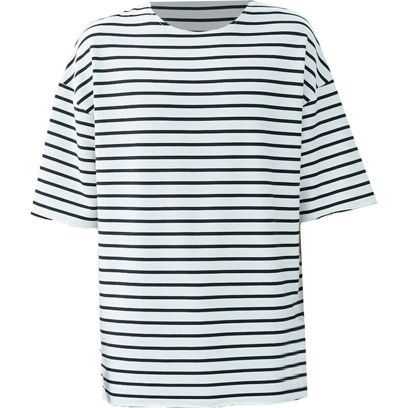 VAMOS CLO Tričko čierna / biela 60683598