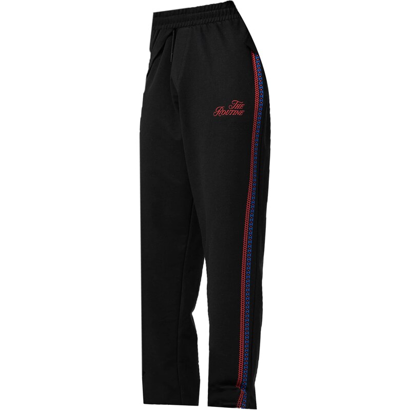 VAMOS CLO Nohavice krvavo červená / čierna 60683862