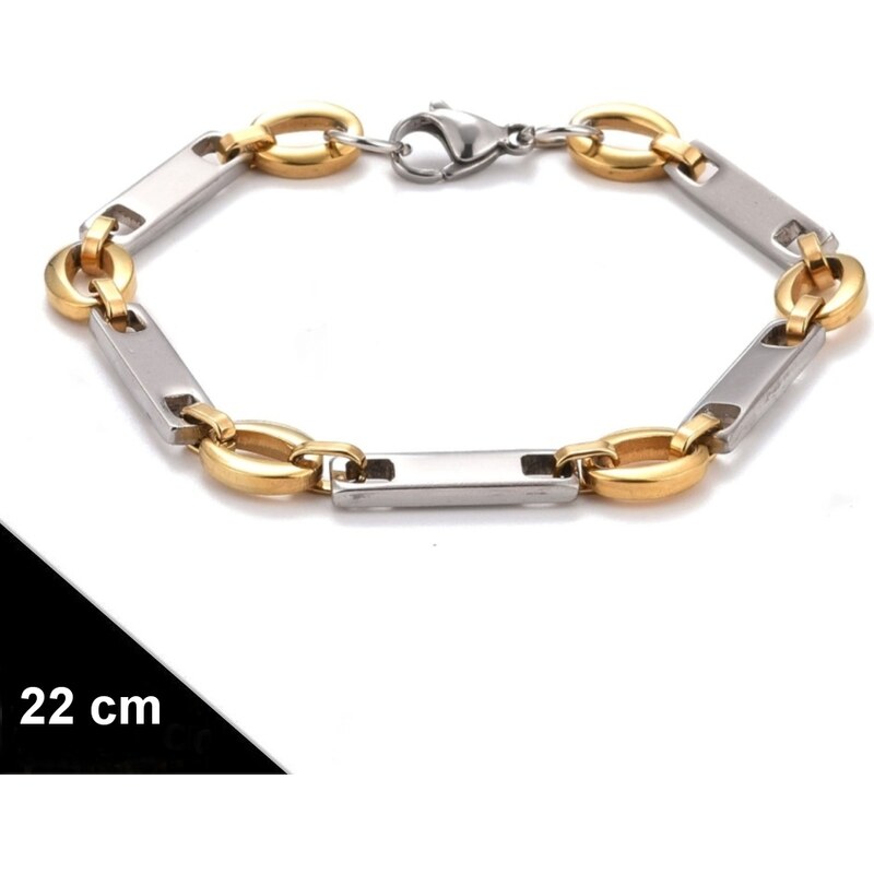 CITY STORM Pánsky náramok z chirurgickej ocele - Gemini 22 cm 66889091