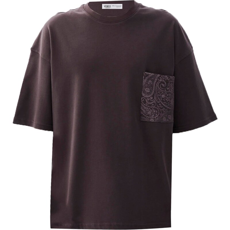 VAMOS CLO Tričko hnedá 60683396