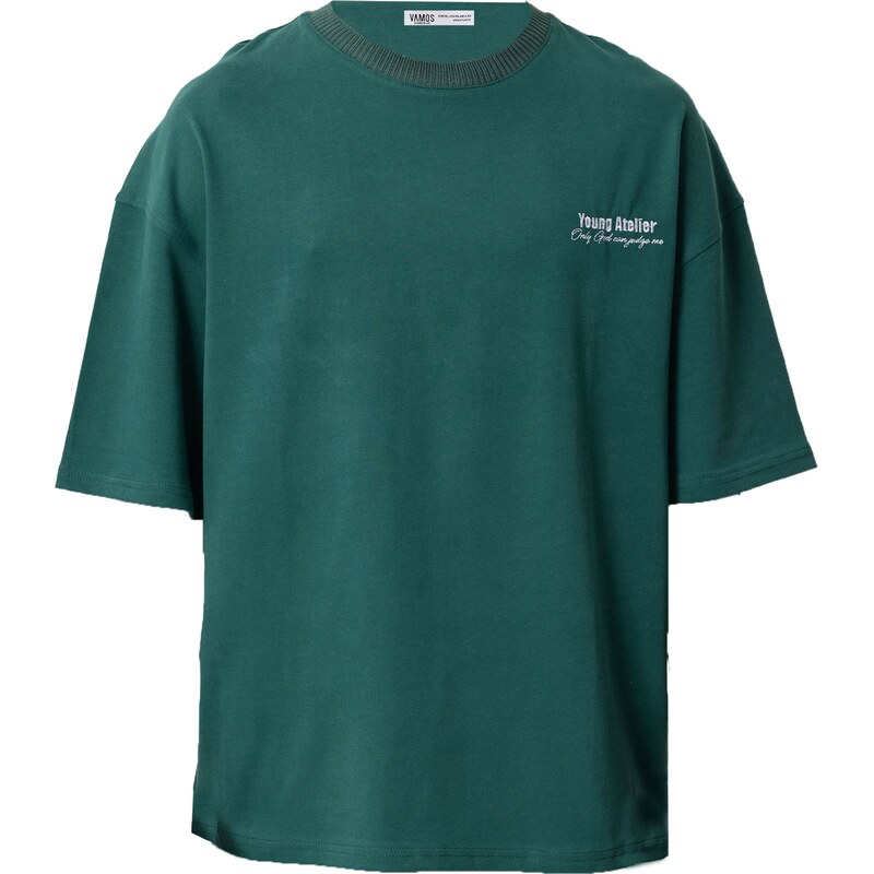 VAMOS CLO Tričko zelená / biela 60683668