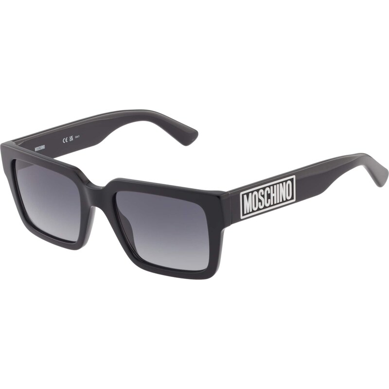 MOSCHINO Slnečné okuliare čierna / biela 61944962