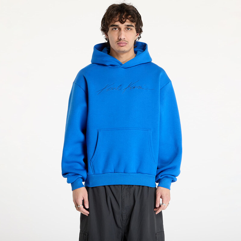 Mikina Karl Kani Autograph Heavy Sweat OS Hoodie Blue L 59807423