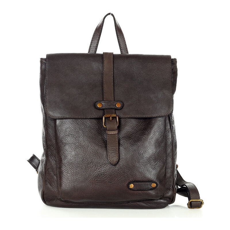 MARCO MAZZINI Dámsky kožený batoh handmade | caffe v135c 59808669
