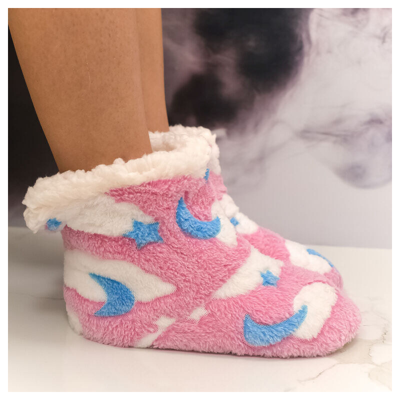 AURA.VIA Detské ružové plyšové ponožky Dreamy Night 28-35 59808795