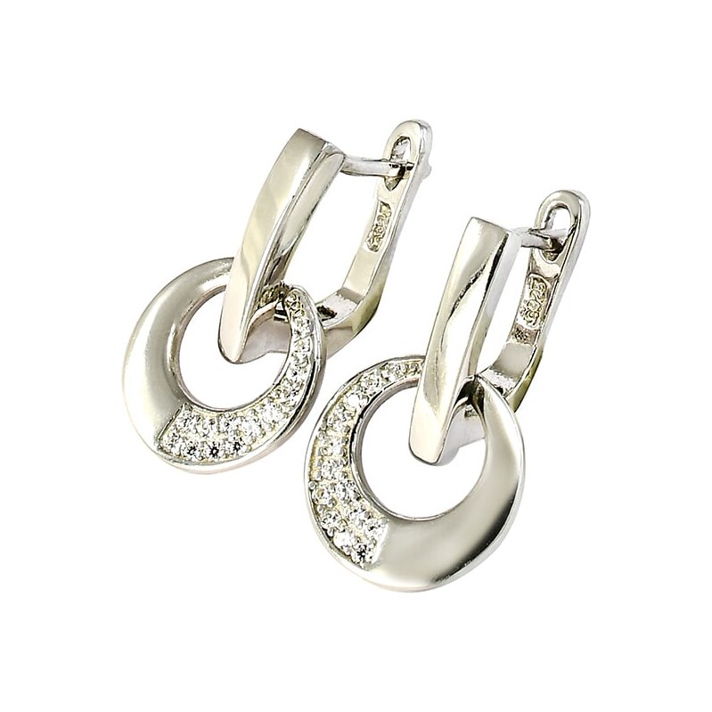 Strieborné náušnice Glare 667 59810229