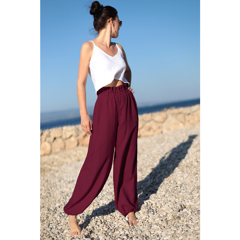 100% lanové harémové nohavice Lotika 59815902