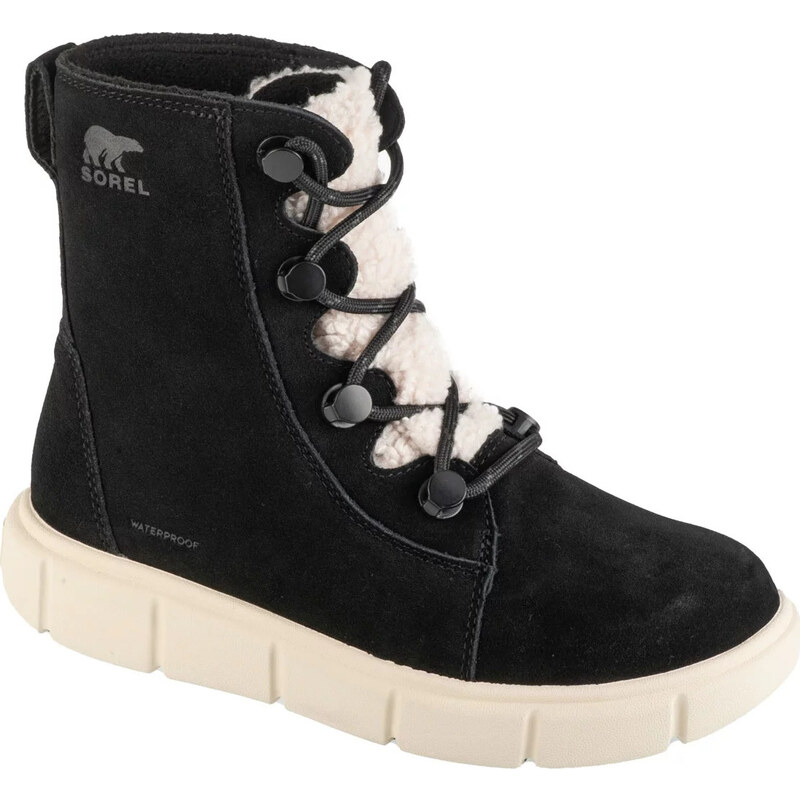 BASIC Čierne dámske zimné členkové topánky Sorel Explorer III Joan 65150969