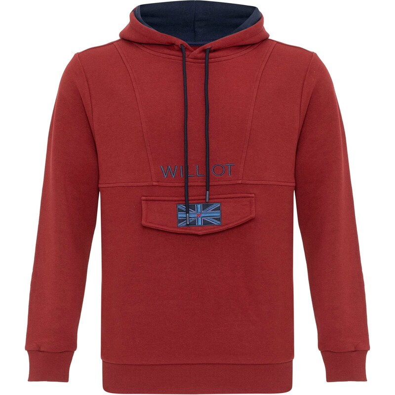 Williot Mikina námornícka modrá / bordová 60898385