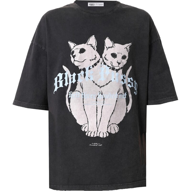 VAMOS CLO Tričko modrá / sivá / čierna 60683402