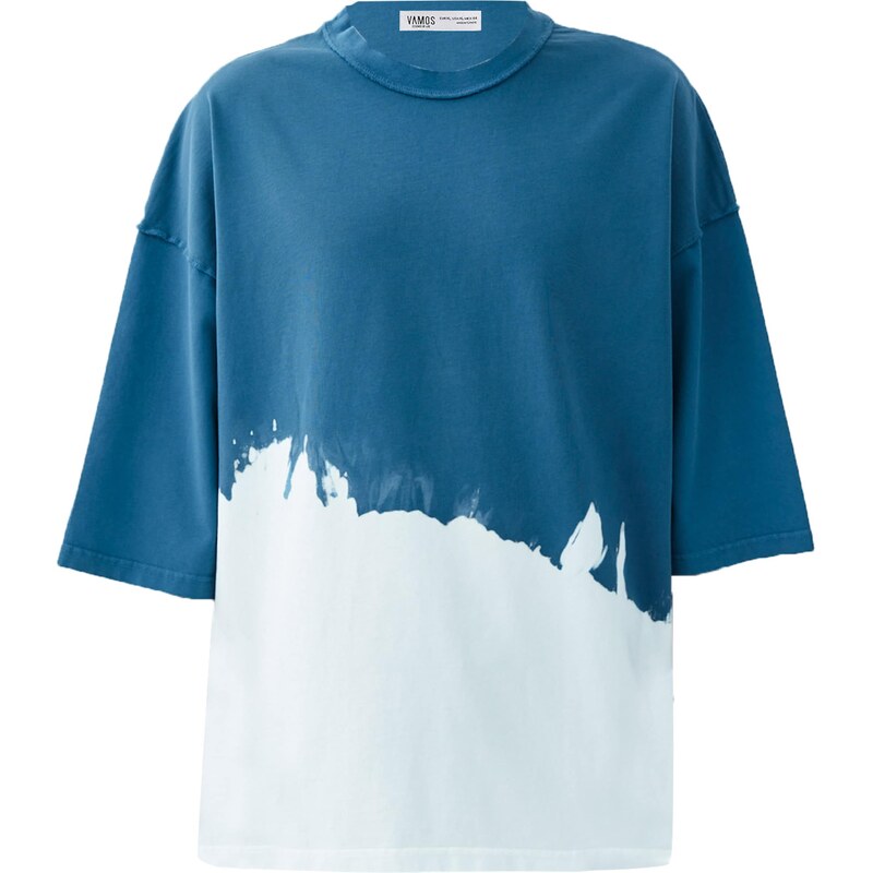 VAMOS CLO Tričko Gironde indigo / biela 60683441