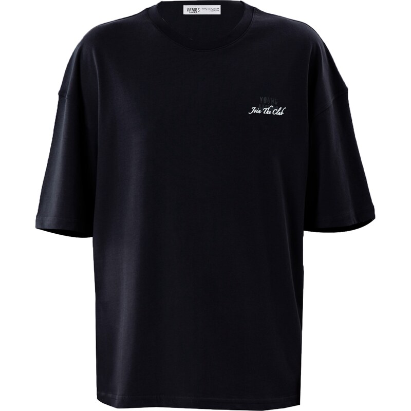 VAMOS CLO Tričko čierna / biela 60683463