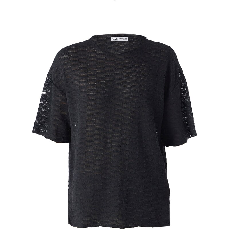 VAMOS CLO Tričko Cedar Park čierna 60683670