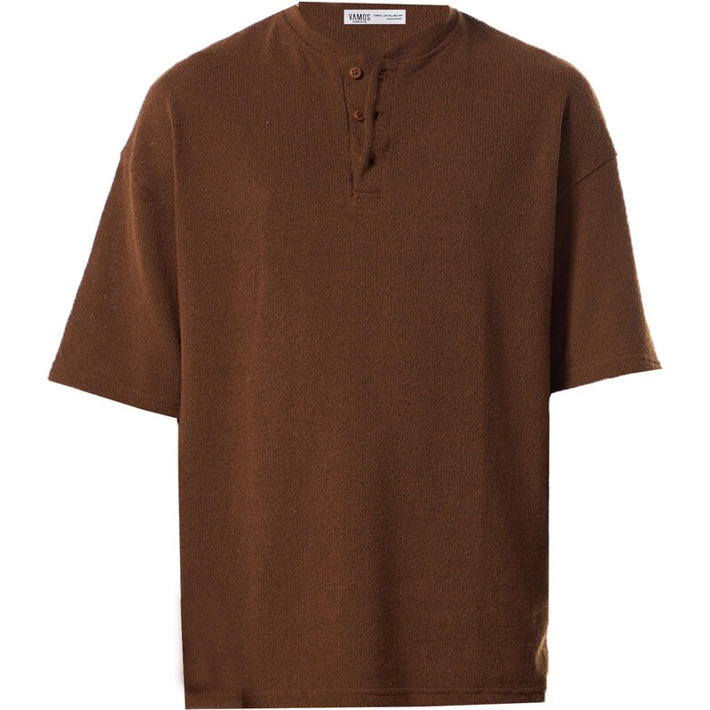 VAMOS CLO Tričko Pittsburgh hnedá 60683657