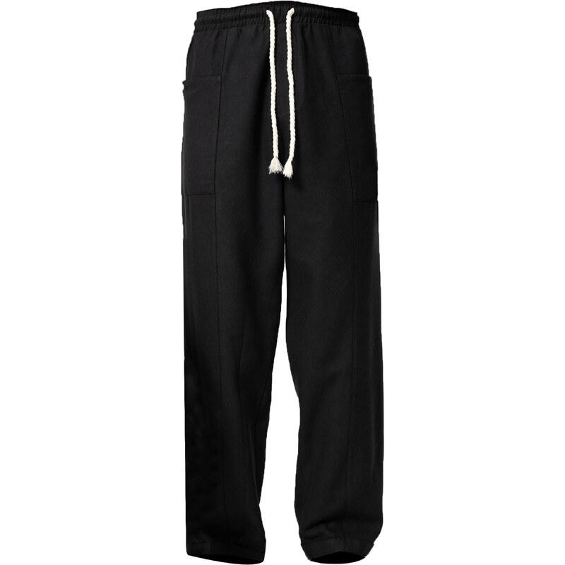 VAMOS CLO Nohavice čierna / biela 60683638