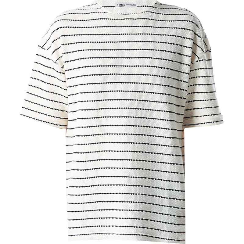 VAMOS CLO Tričko čierna / biela 60683762