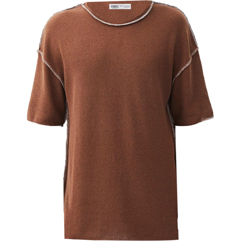 VAMOS CLO Tričko hnedá 60683904