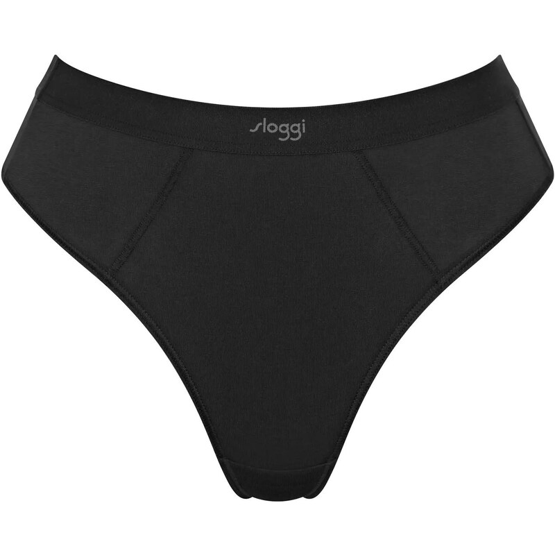Dámske tangá EVER Ease String - BLACK - black 0004 - SLOGGI 61448943