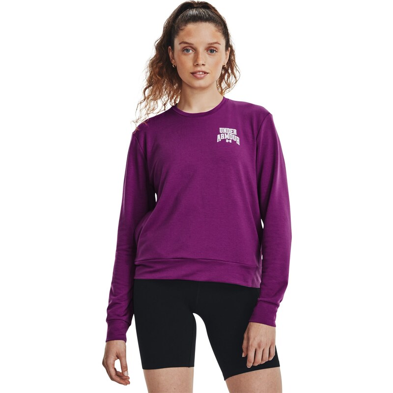 Womens Under Armour Rival Terry Graphic Crew Sweatshirt 64783714
