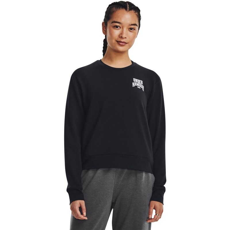 Womens Under Armour Rival Terry Graphic Crew Sweatshirt 64784371