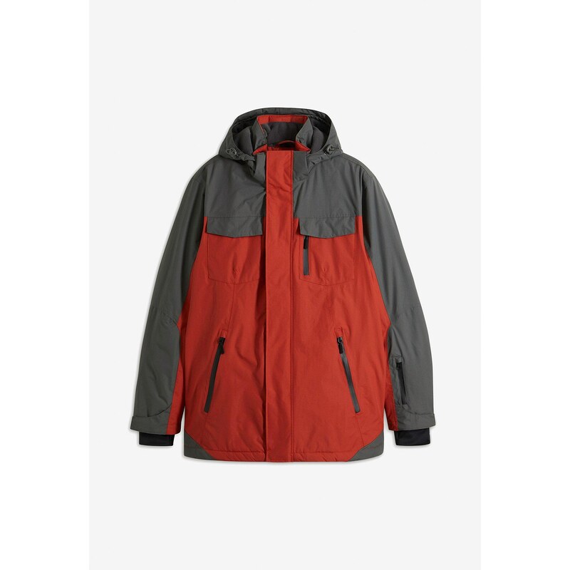 bonprix Funkčná nepremoková bunda s odnímateľnou kapucňou, farba hnedá 59823646