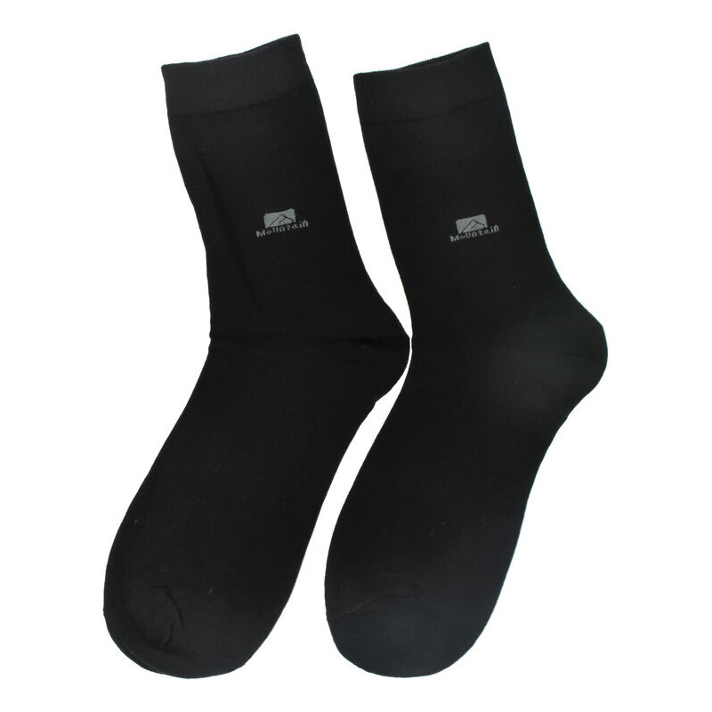 AURA.VIA UNI čierne bavlnené ponožky Sailor Comfort 59829663