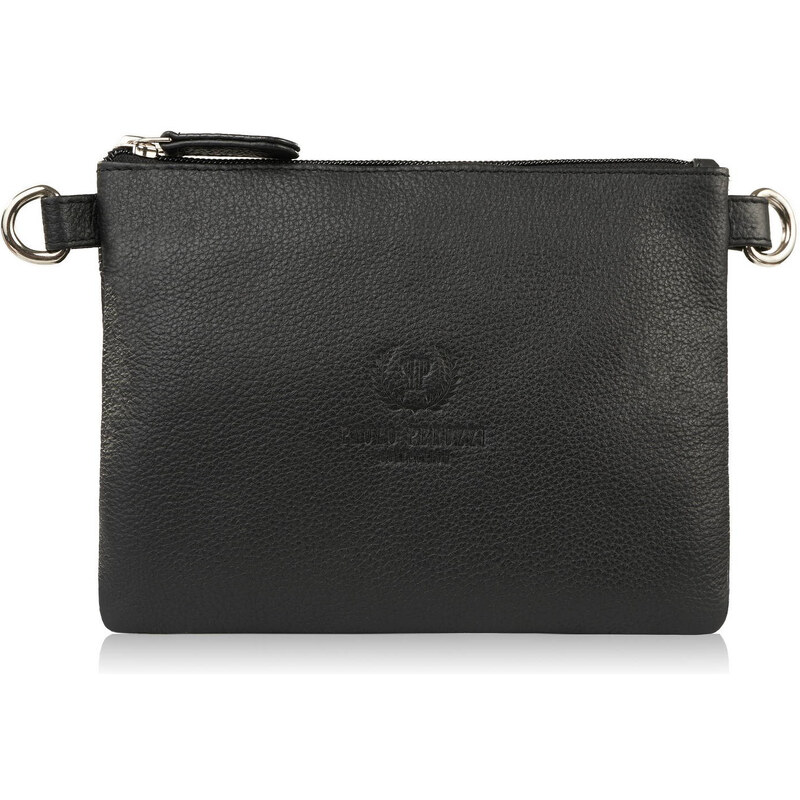 Paolo Peruzzi Dámska kožená kabelka cez rameno | čierna SI-41-BL 59705875