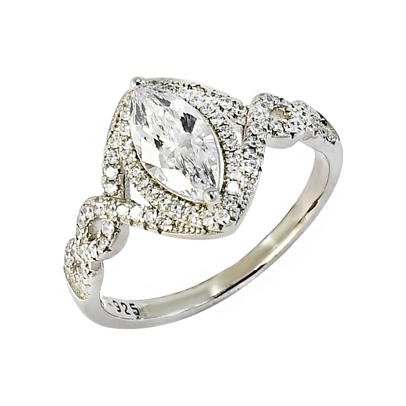 Strieborný prsteň Glare 601 59832109