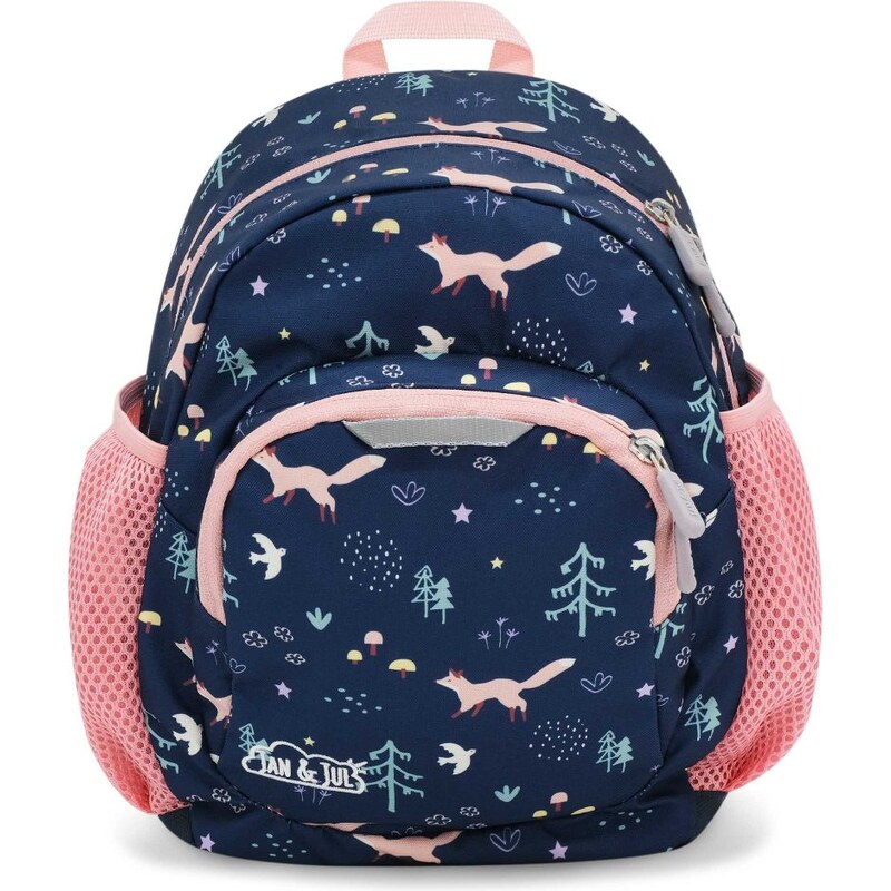 Detský mini batoh Jan&Jul- Navy Forest 58445815
