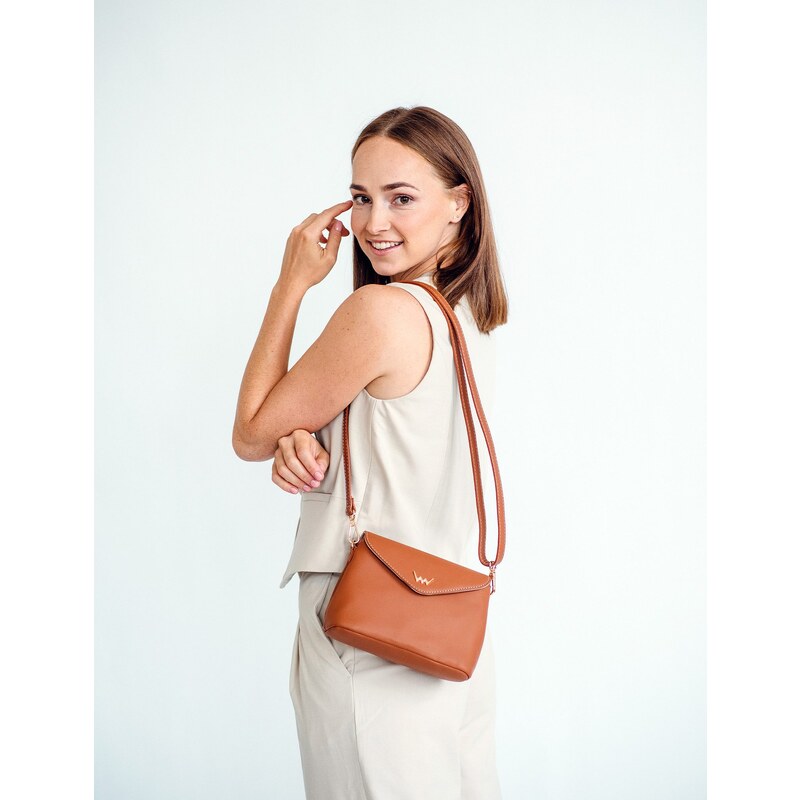 Vuch Dámska crossbody kabelka Byrsa Mini Brown 66580741