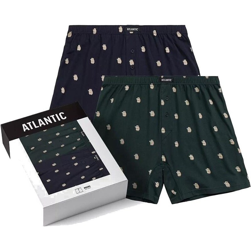 2 PACK pánske trenky Atlantic 2MBH-003 63763264