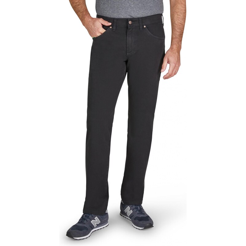 Pánske čierne comfort-stretch nohavice CLUB OF COMFORT modern fit 60121948