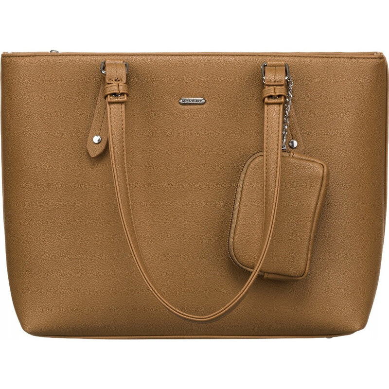 Rovicky hnedá shopper kabelka s prídavným vreckom R-072-01 52670945