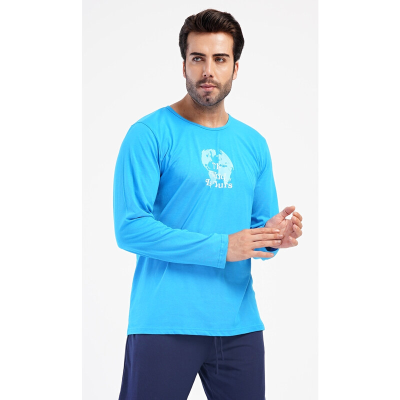 Vienetta MAN Pánske dlhé pyžamo Matěj 60271028