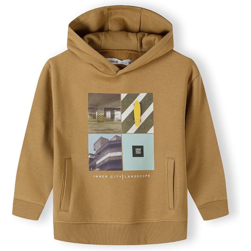 MINOTI Mikina svetlohnedá / tmavosivá / mätová 60133972