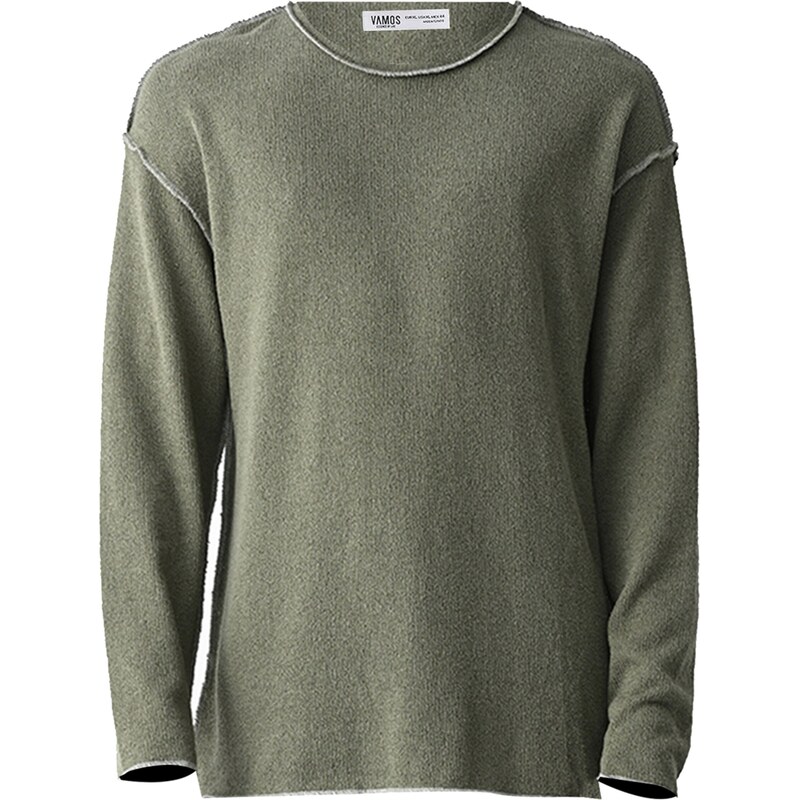 VAMOS CLO Sveter kaki 60683701