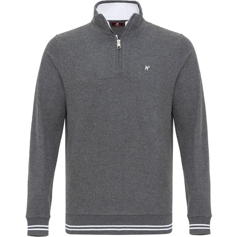 Williot Sveter sivá / sivá melírovaná / biela 60683967