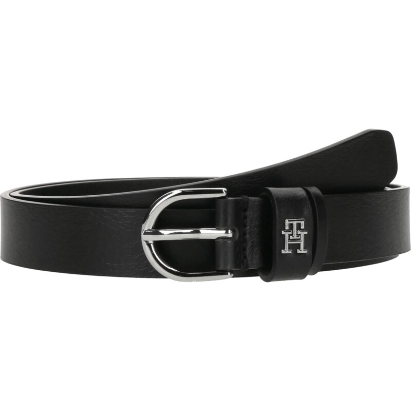 TOMMY HILFIGER Opasky Essential Effortless čierna / strieborná 60134256