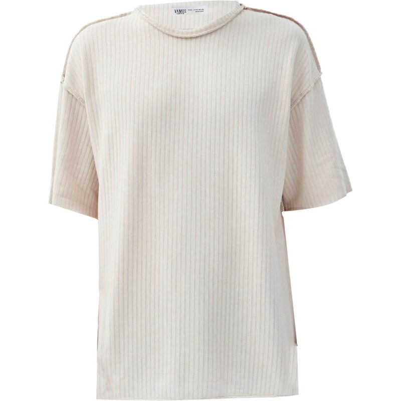 VAMOS CLO Tričko béžová 60683673