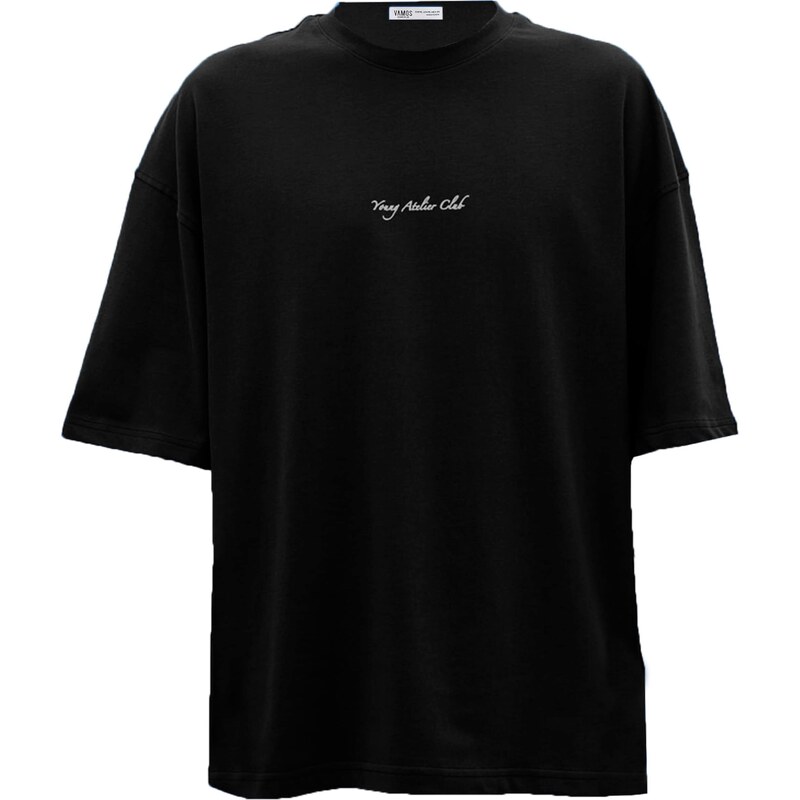 VAMOS CLO Tričko Ontario čierna / biela 60683681