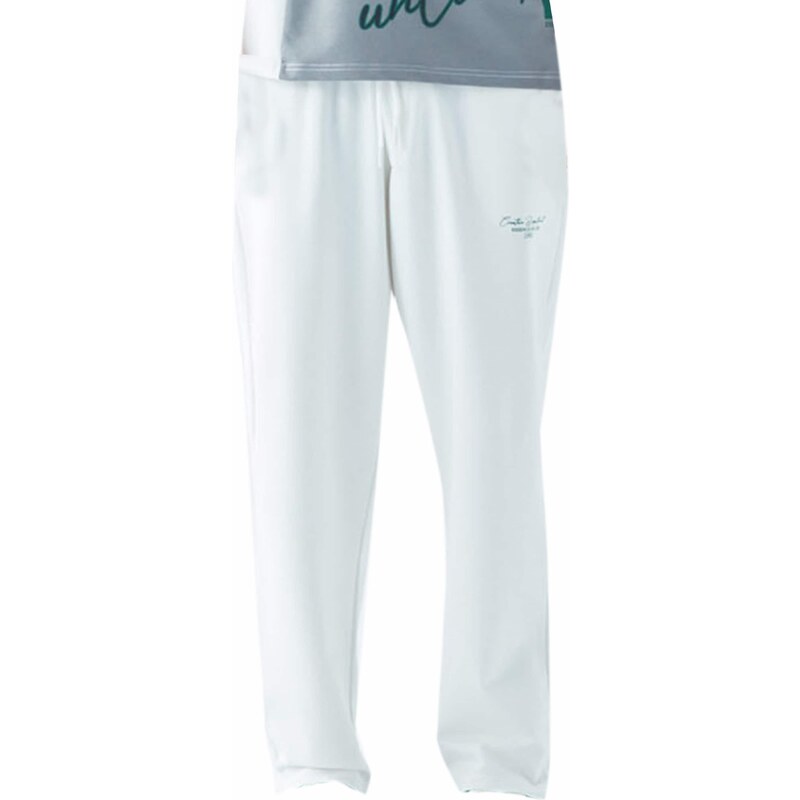 VAMOS CLO Nohavice zelená / čierna / biela 60683868