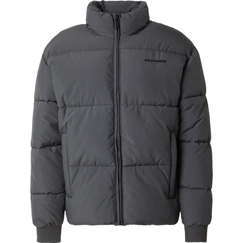 Pegador Zimná bunda Solin tmavosivá / čierna 60915924