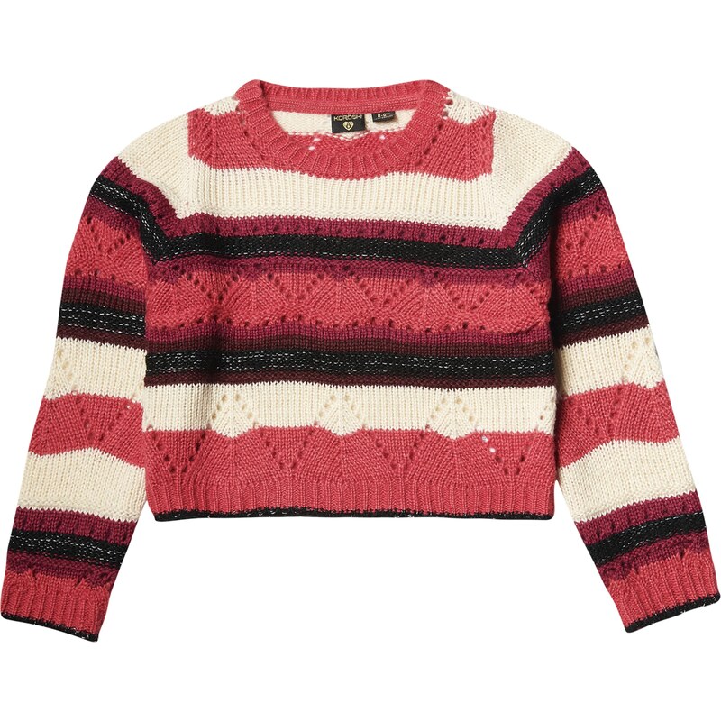 KOROSHI Sveter krémová / fuksia / čierna 60133986