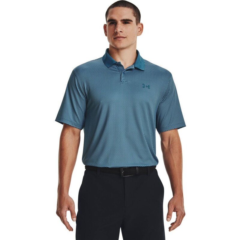 Mens Polo Shirt Under Armour Perf 3.0 Printed Polo 64783673