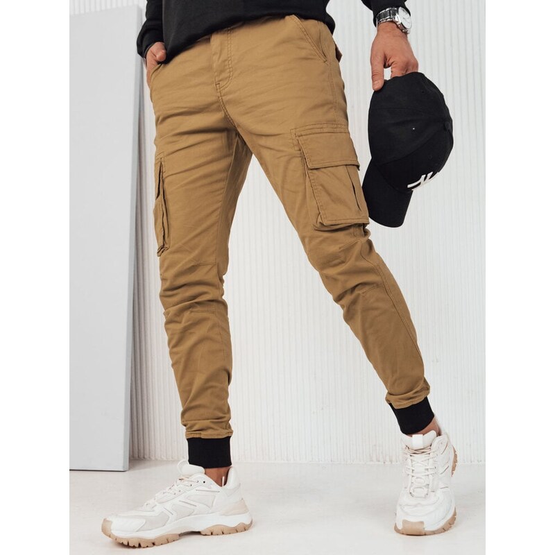 Pánske taktické nohavice Farba Khaki DSTREET 65384756