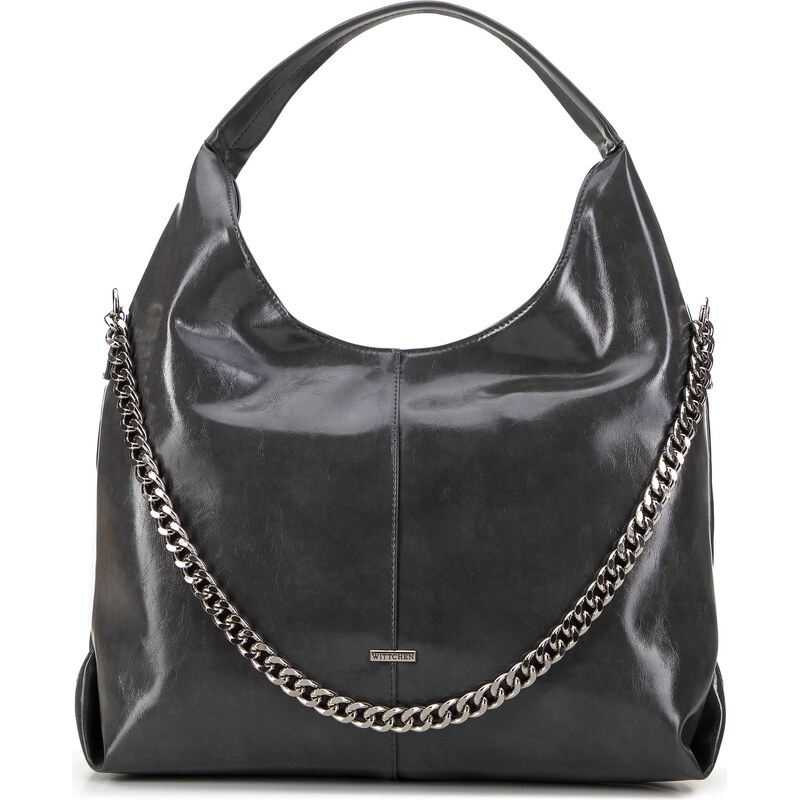 Wittchen Dámska shopperka s ozdobnou retiazkou šedá 99-4Y-513-8 66065894