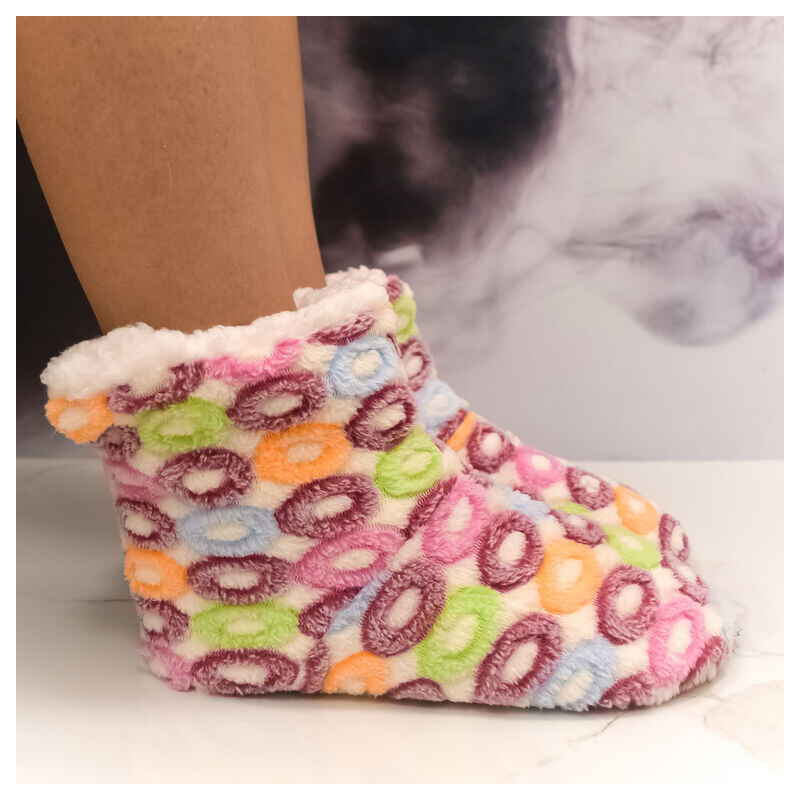 AURA.VIA Detské farebné plyšové ponožky Dreamy Night 28-35 60142384