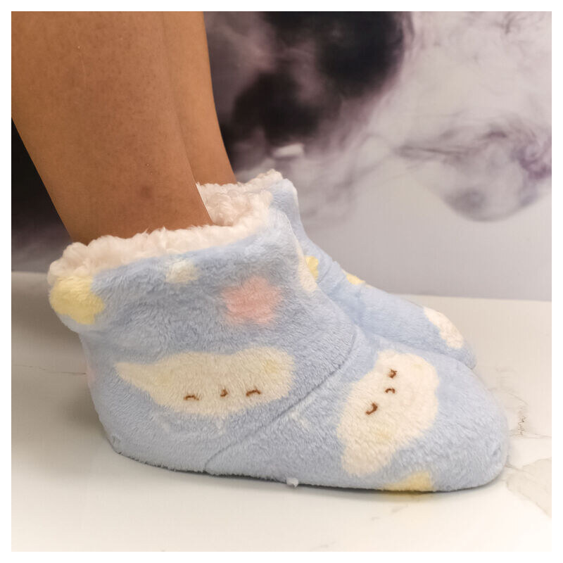 AURA.VIA Detské modré plyšové ponožky Teddy Dreams 28-35 60142390